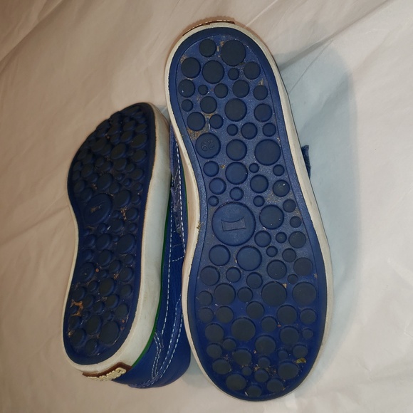 Camper KIDS Pursuit Leather Sneakers 1 Touch Strap Fastening BLUE 29 BOYS - Picture 10 of 13